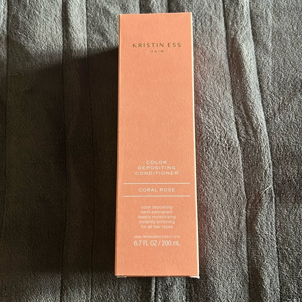NIB Kristen Ess Color Depositing Conditioner - Coral Rose